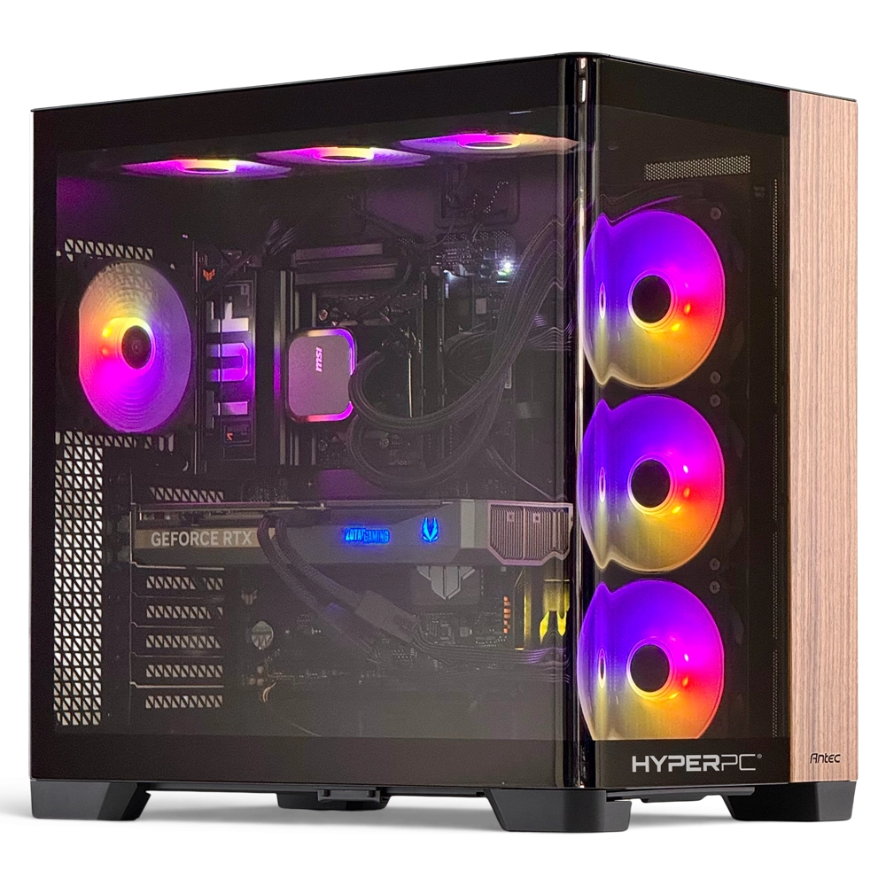 PC Gamer HyperPC Puma Antec C8 Curvo Wood RGB