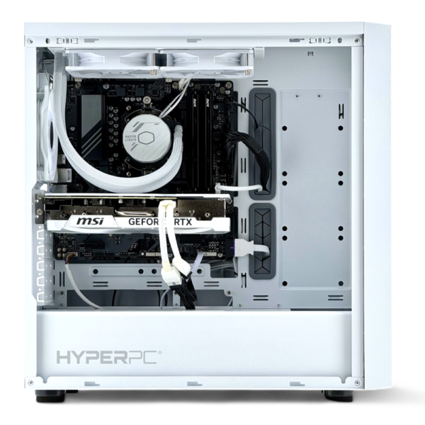 Cooler Master MB600 White WC240 lado HyperPC