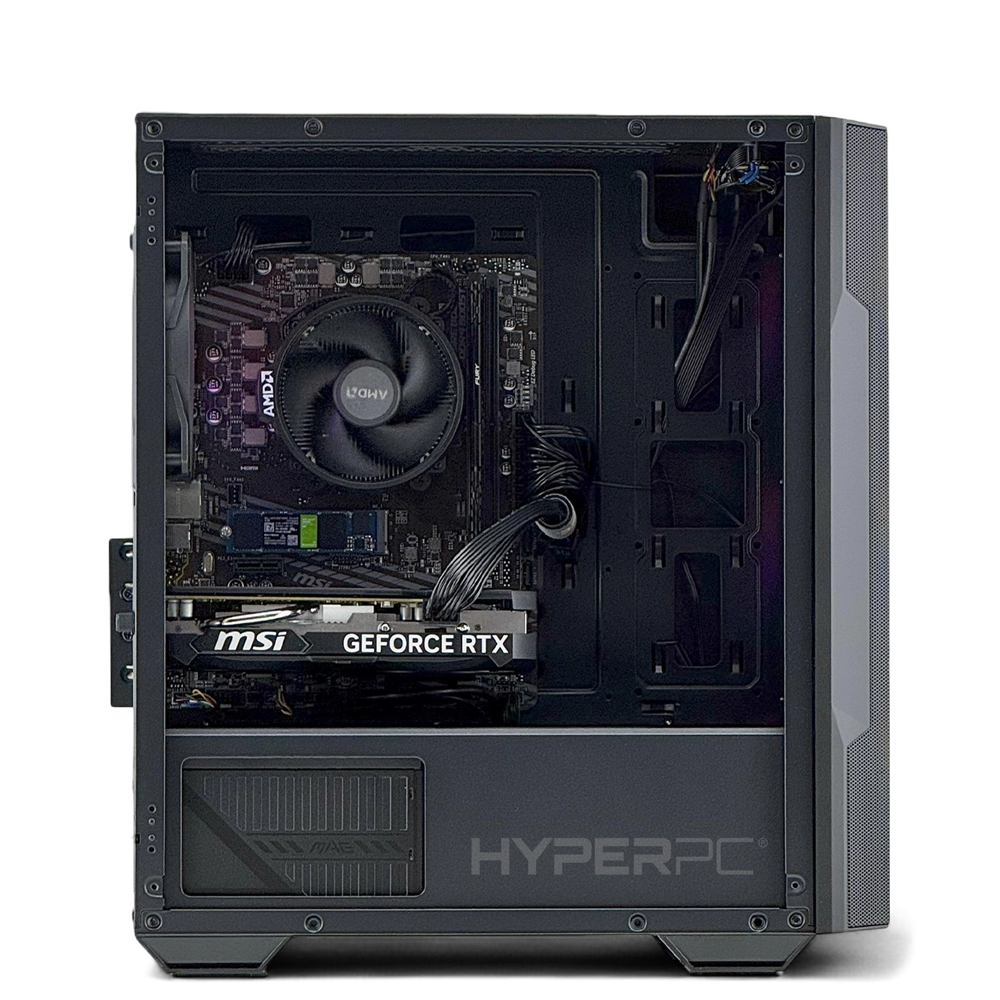 PC Gamer HyperPC Zorro Chilla MSI Forge M100A 2xFan lado