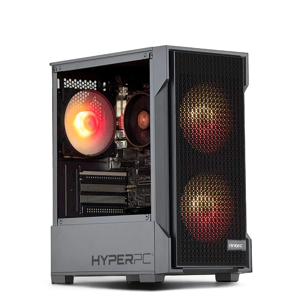 PC Gamer HyperPC Zorro Chilla Antec VX100M rojo