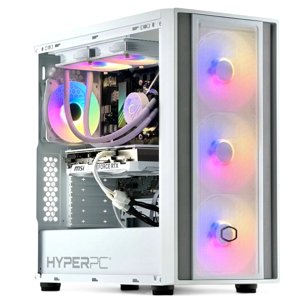 PC Gamer HyperPC Guanaco Cooler Master MB600 white 2xFan