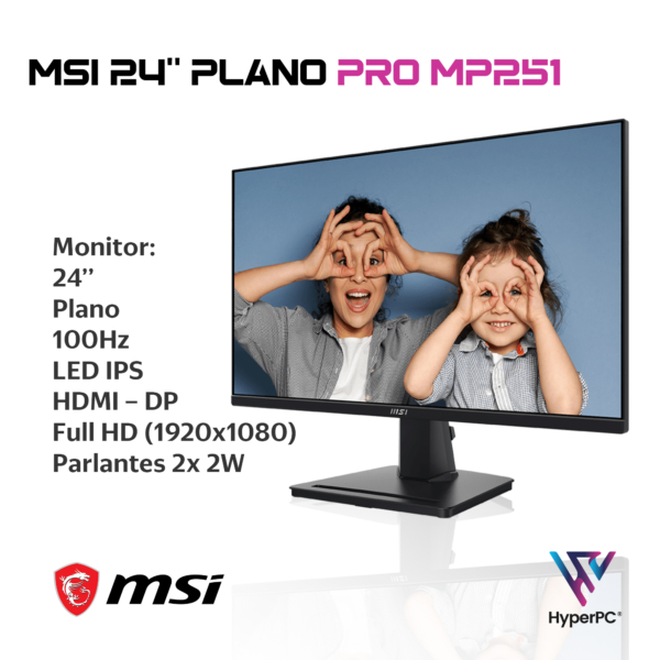 Monitor 24 MSI MP251 HyperPC