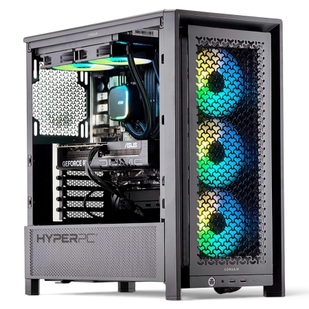 PC Gamer HyperPC Guanaco Corsair 4000D WC240 azul