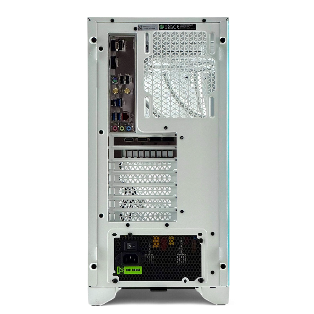 PC Gamer HyperPC Guanaco Corsair 3000D Blanco Back