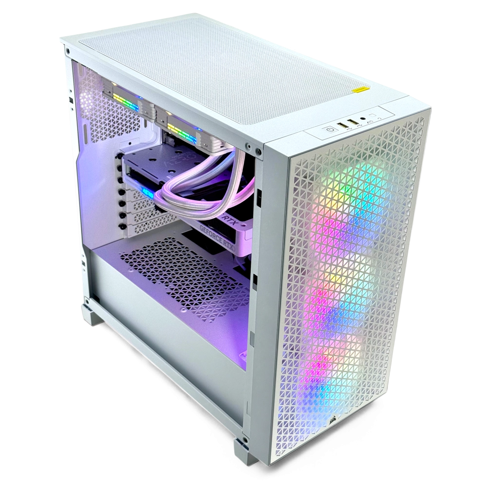 PC Gamer HyperPC Guanaco Corsair 3000D Blanco Top