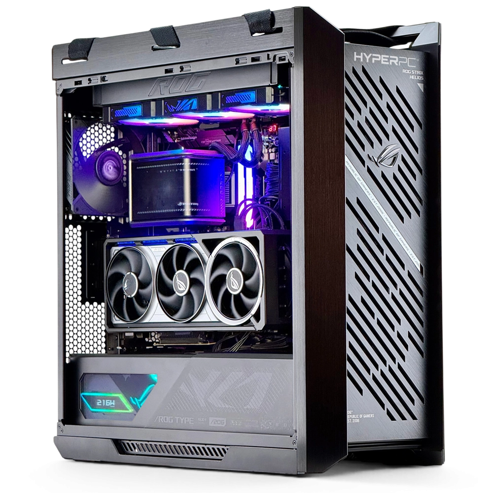PC Gamer HyperPC Puma Asus ROG Strix Helios II Azul
