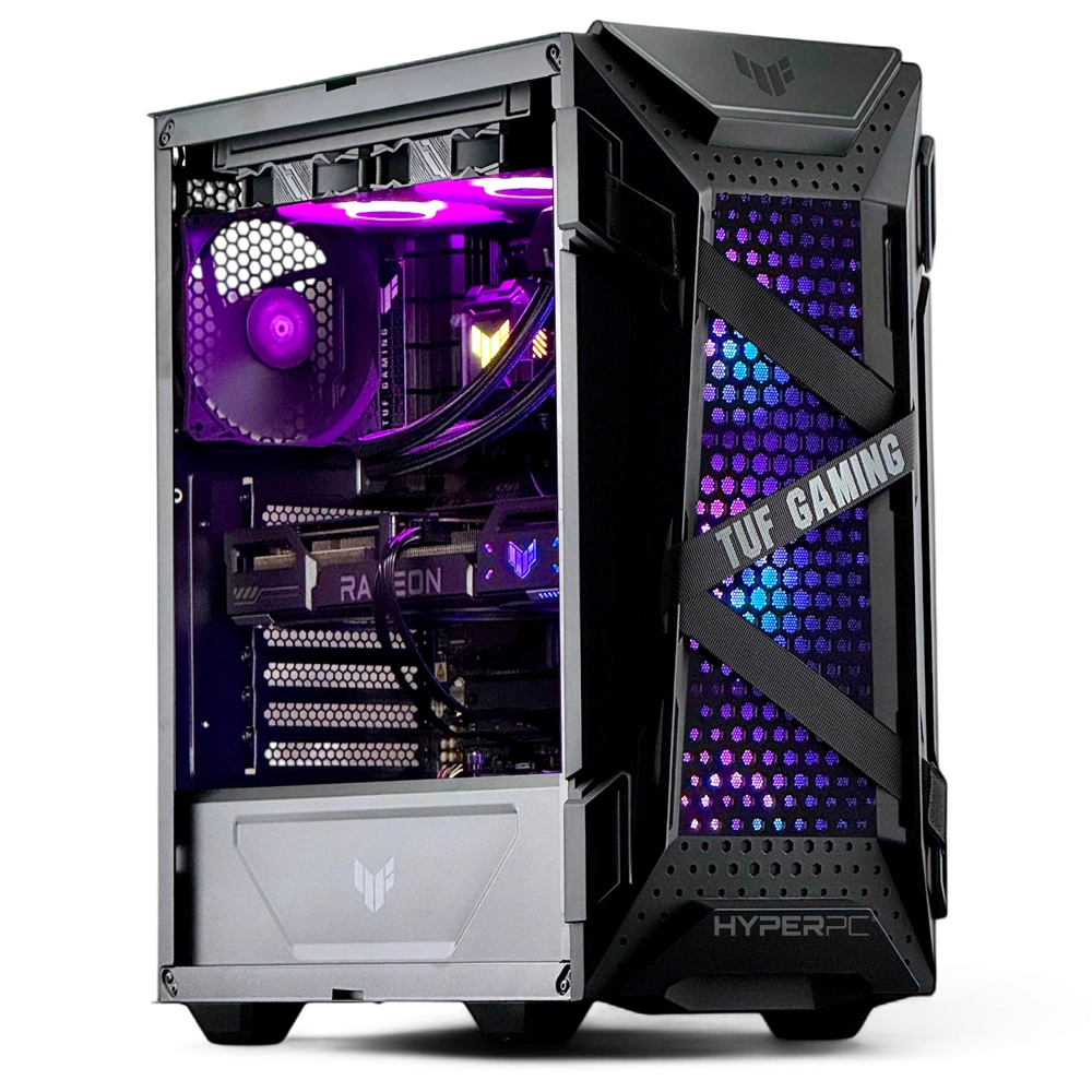 PC Gamer HyperPC Guanaco Asus TUF Gaming GT301 violeta