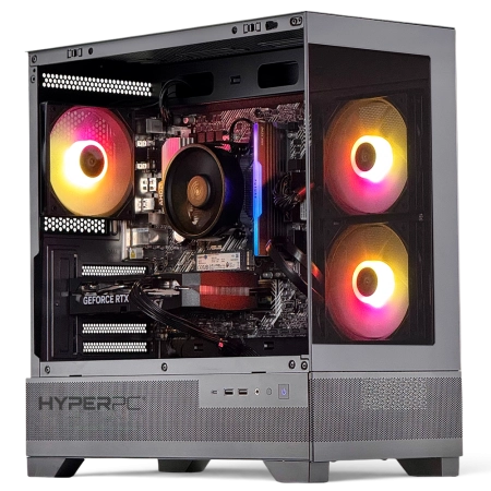 PC Gamer HyperPC Zorro Antec CX500M rojo
