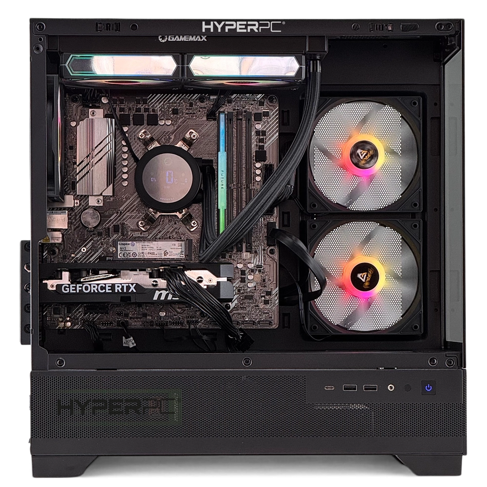 PC Gamer HyperPC Zorro Chilote Antec CX500m WC240 lado