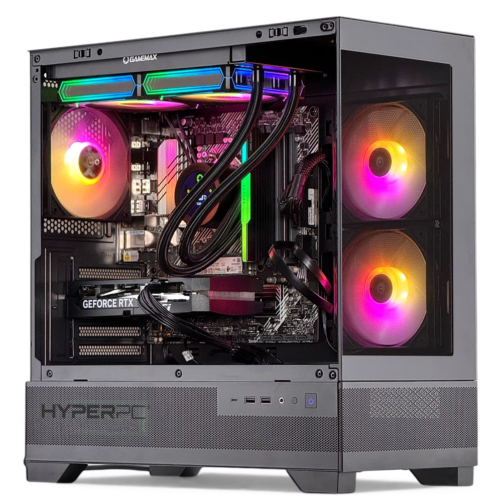 PC Gamer HyperPC Zorro Chilote Antec CX500m WC240 rojo